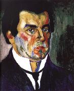 Kasimir Malevich Self-Portrait painting